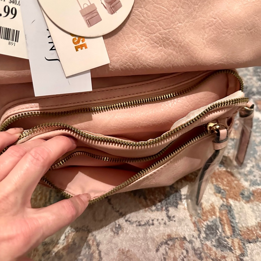 *NWT* Pink Women's Convertible Handbag / Backpack‎ - Picture 3 of 6